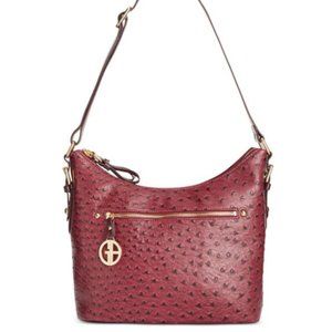 Giani Bernini Ostrich (fake) Hobo Bag